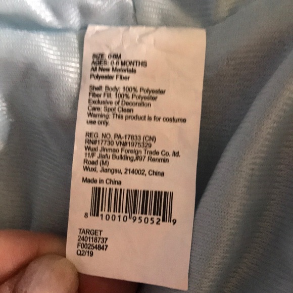 Baby shark velour costume 18-24m - Picture 5 of 10